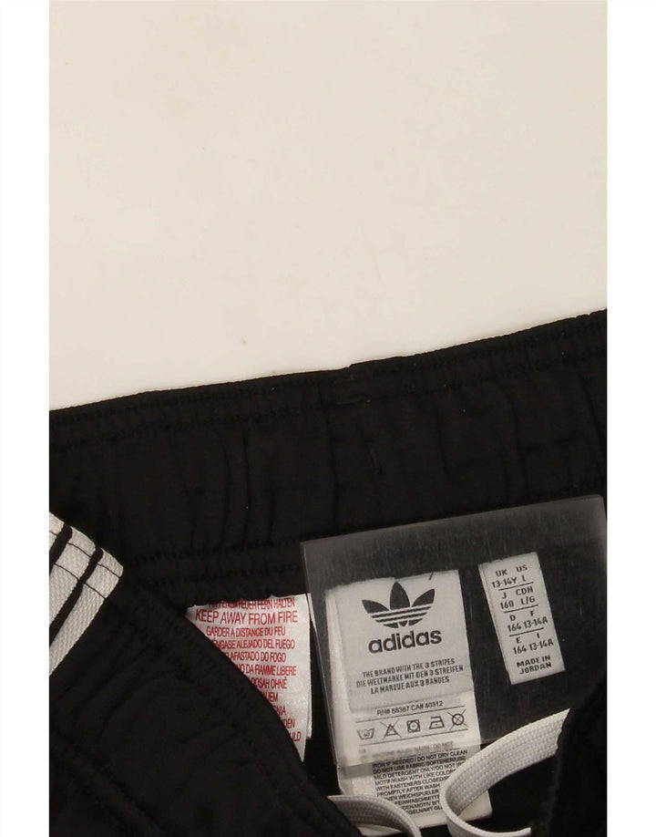 Adidas Pantalon de Survêtement Garçon Joggers 13-14 ans Noir Polyester