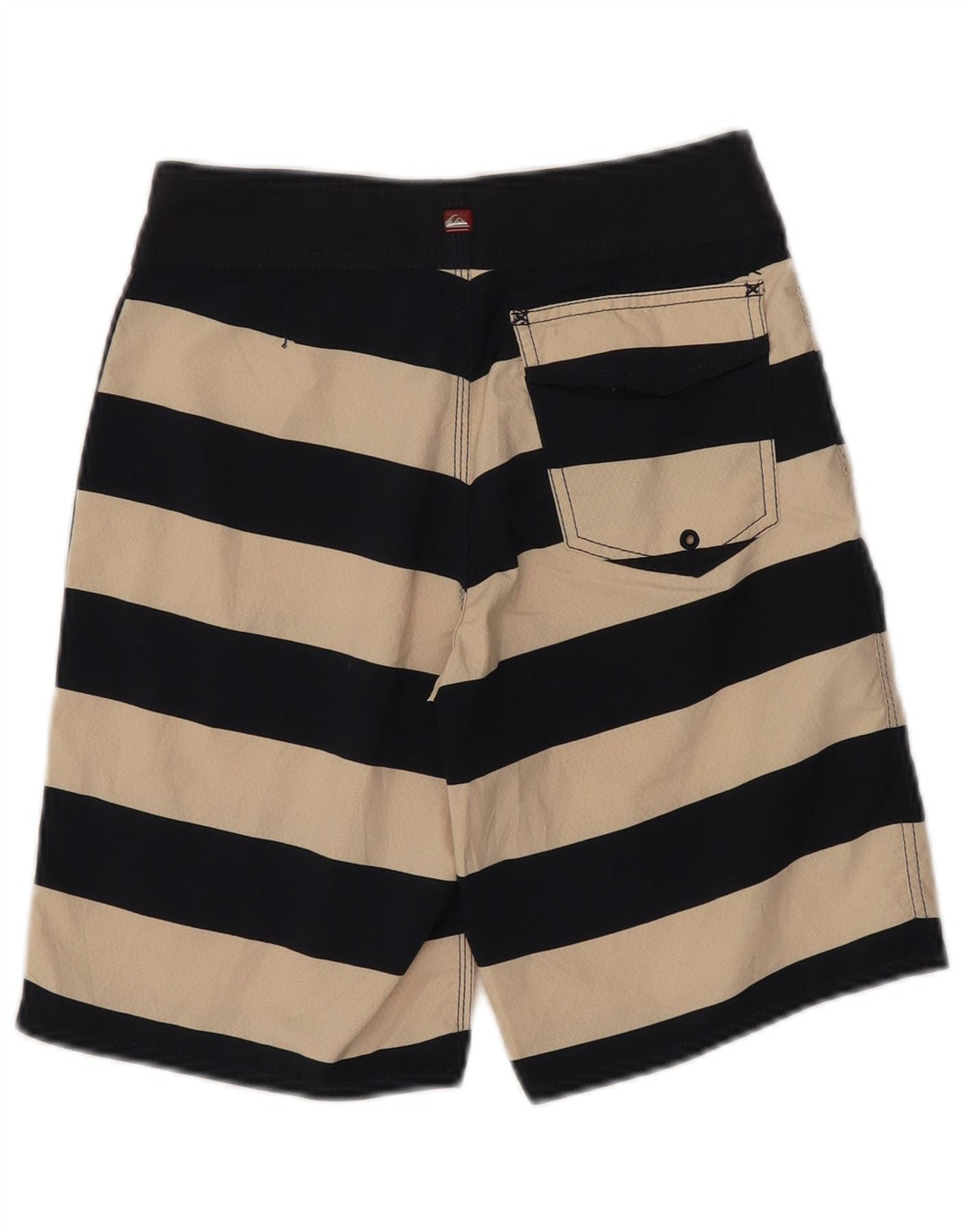 Quiksilver Short de Bain Garçon 9-10 ans Bleu Marine Rayé Polyester