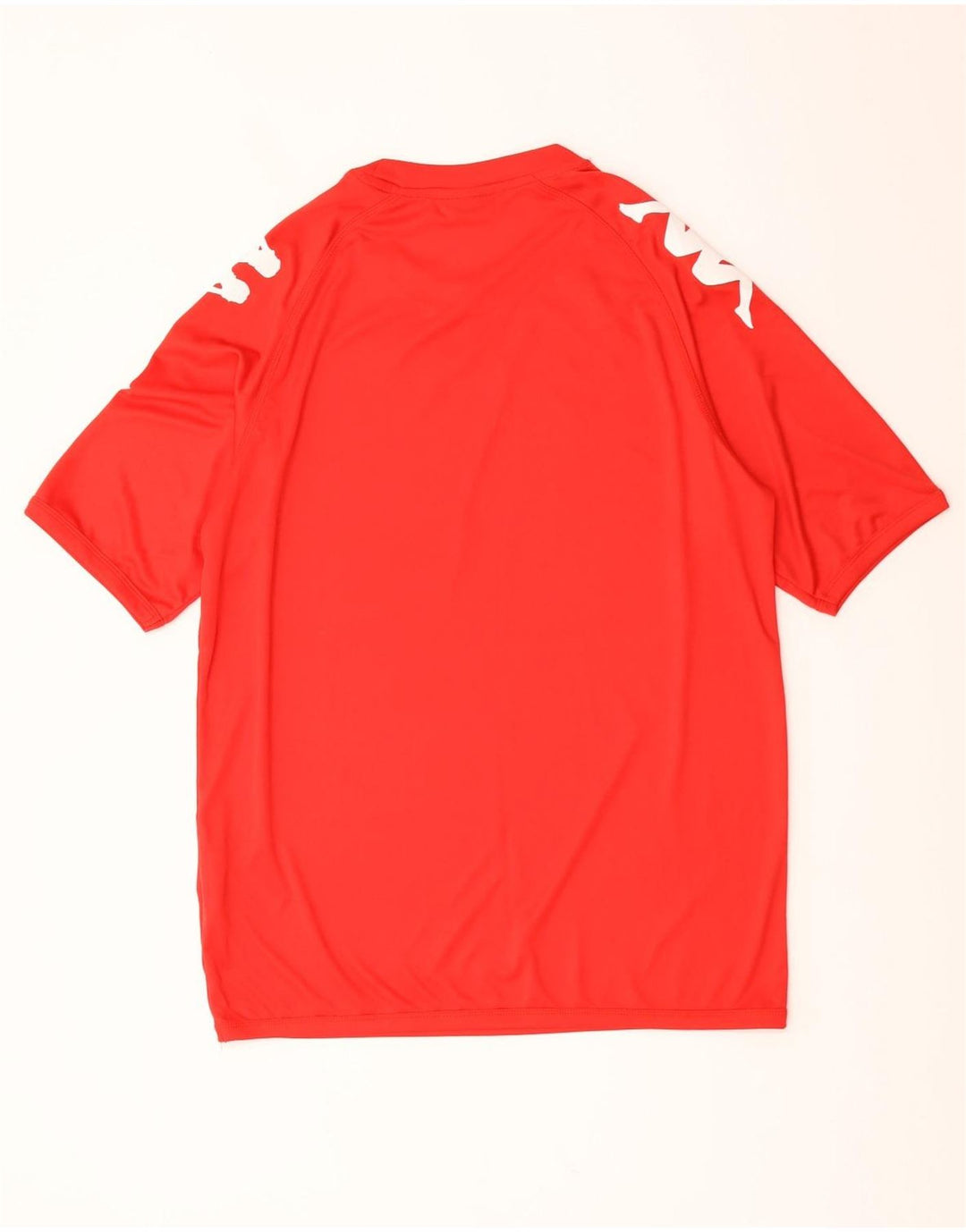 Kappa Mens Graphic T-Shirt Top Large Rouge Polyester