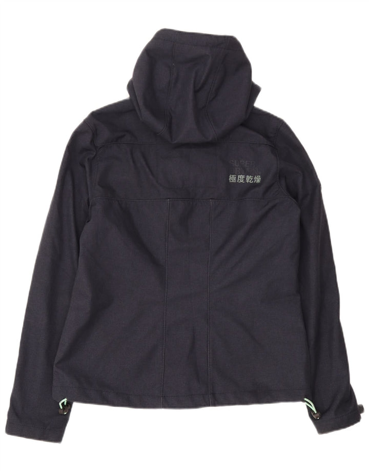 Superdry Veste coupe-vent à capuche Windtrekker pour homme UK 38 Bleu marine moyen