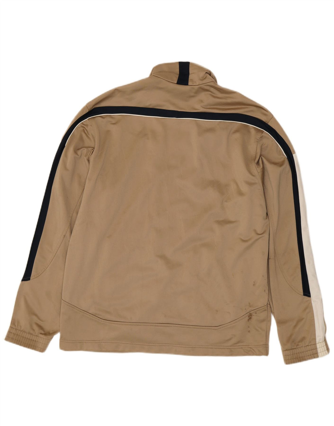Diadora Veste de survêtement pour homme UK 42 Large Beige Colourblock Polyester
