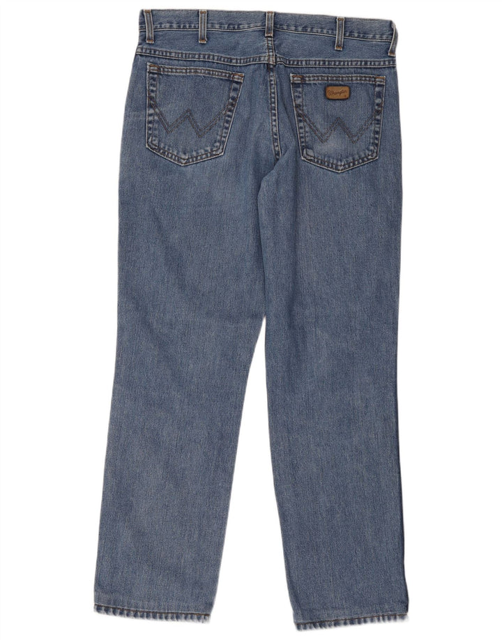 Wrangler Jean droit homme W36 L34 bleu coton
