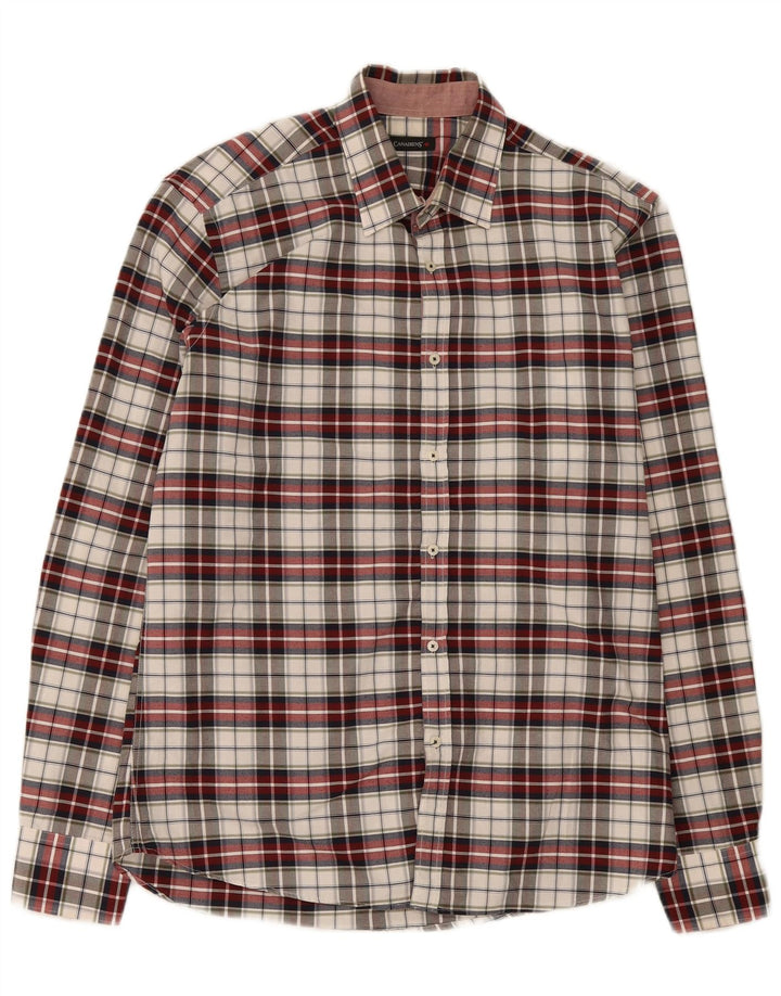 Chemise en flanelle pour hommes des Canadiens, grand coton à carreaux rouges