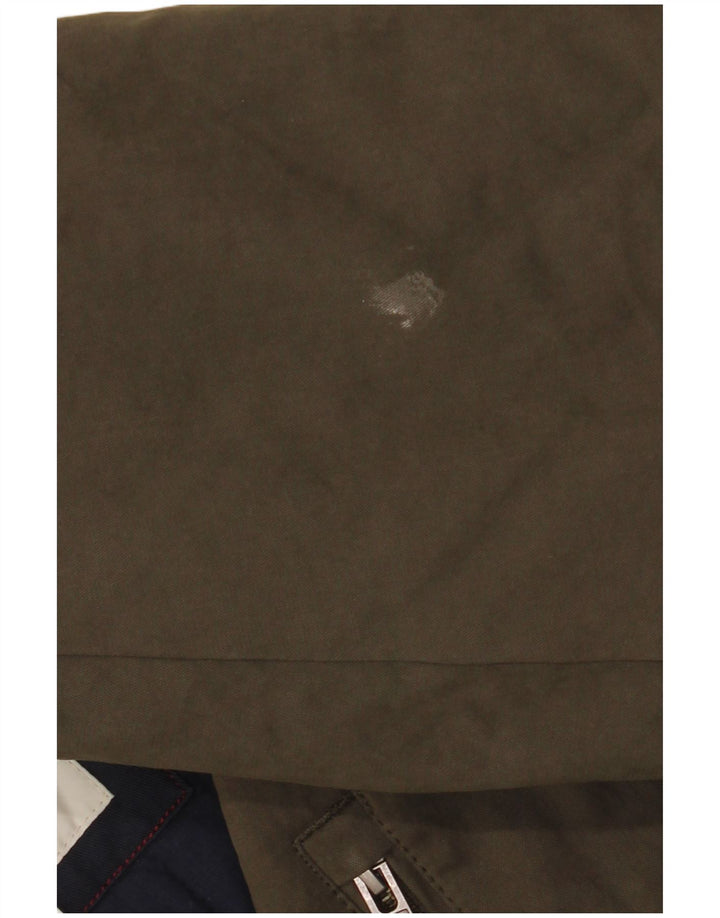 Jack Wills Veste Bomber Homme UK 40 Large Kaki Polyamide
