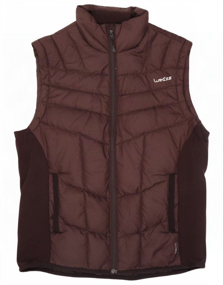 Wed Ze Gilet rembourré pour homme UK 38 Marron moyen Colourblock Polyamide
