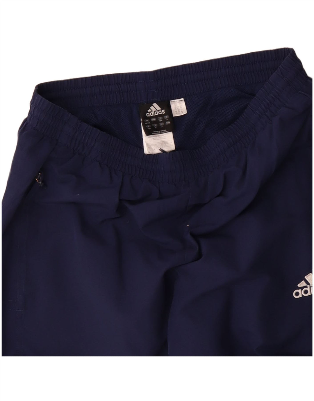ADIDAS Pantalon de survêtement pour homme UK 38/40 Bleu marine moyen Polyester