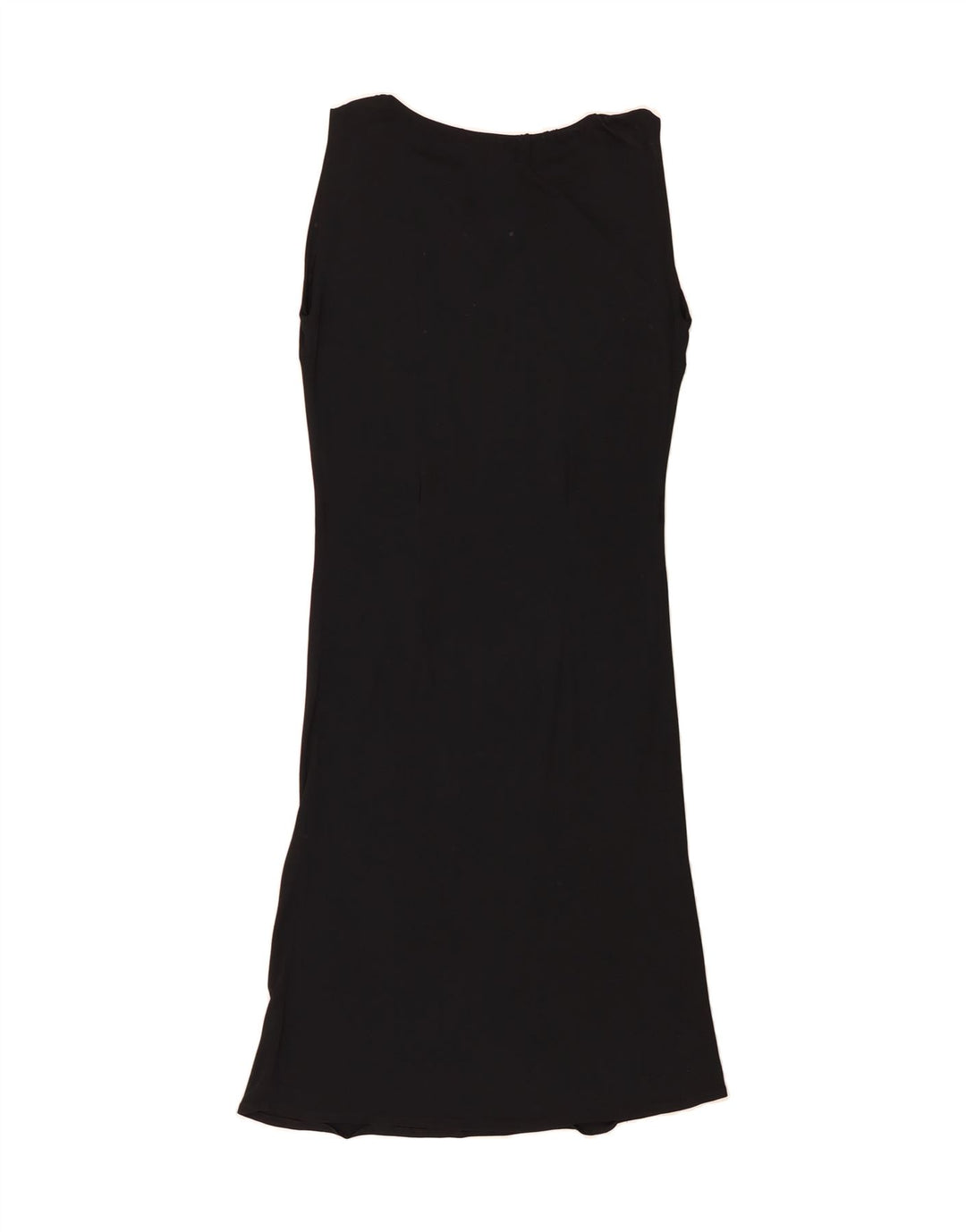 VINTAGE Womens Sleeveless Basic Dress UK 12 Medium Black Vintage Vintage and Second-Hand Vintage from Messina Hembry 