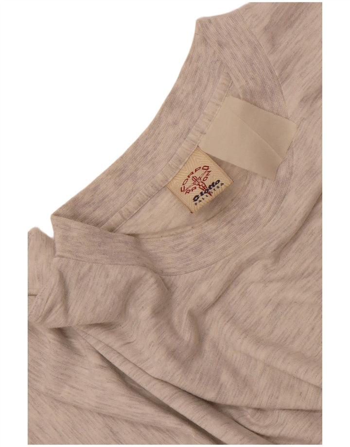 Lotto T-Shirt Graphique Homme Gris Moyen Moucheté