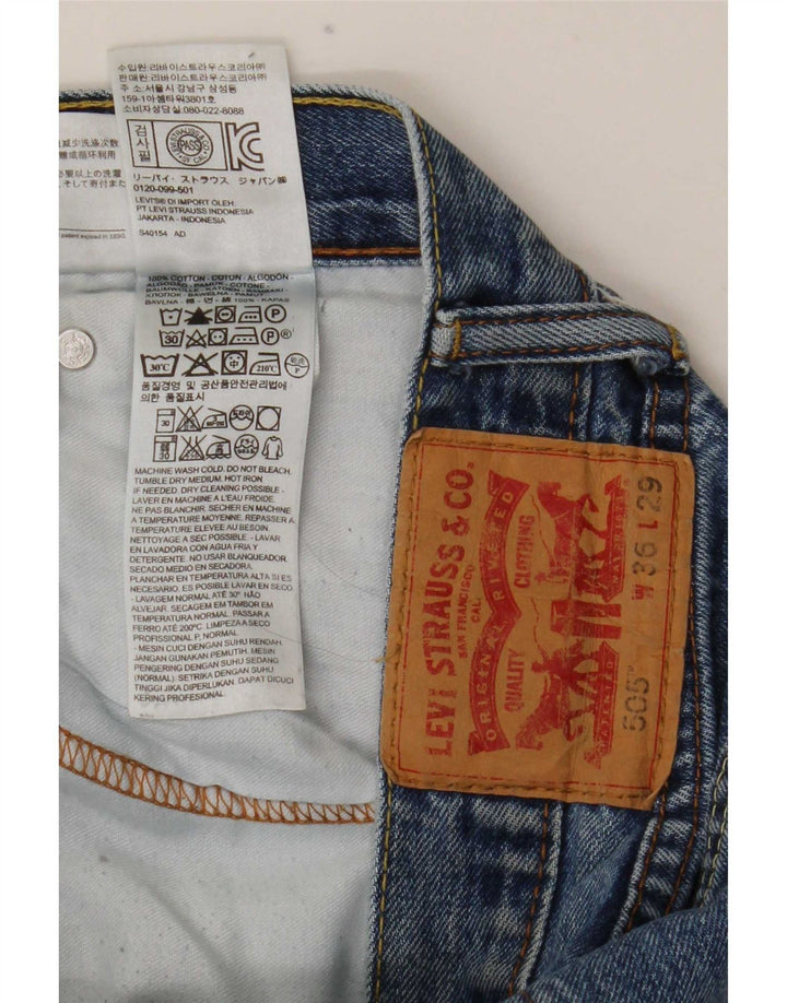 Levi's Jean Droit 505 Homme Bleu W36 L29 Coton