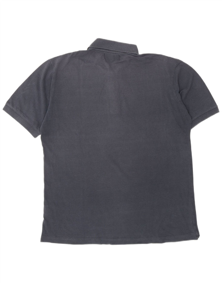 KAPPA Polo Homme Large Bleu Marine Coton