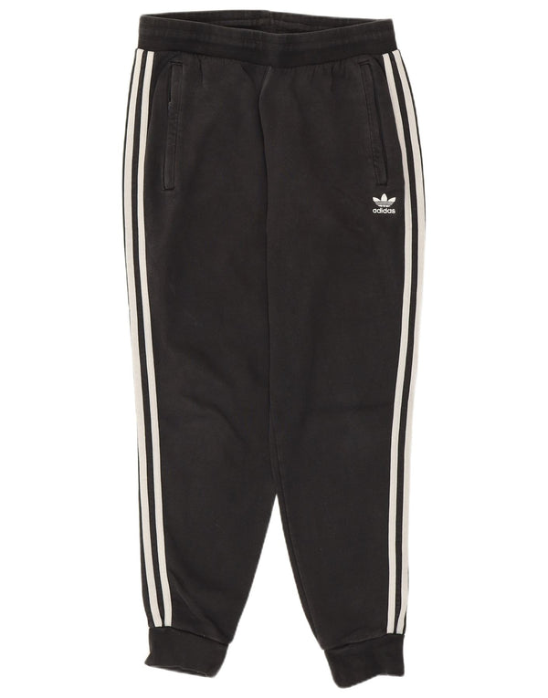 Adidas Pantalon de survêtement pour femme Joggers UK 14 Large Noir Coton