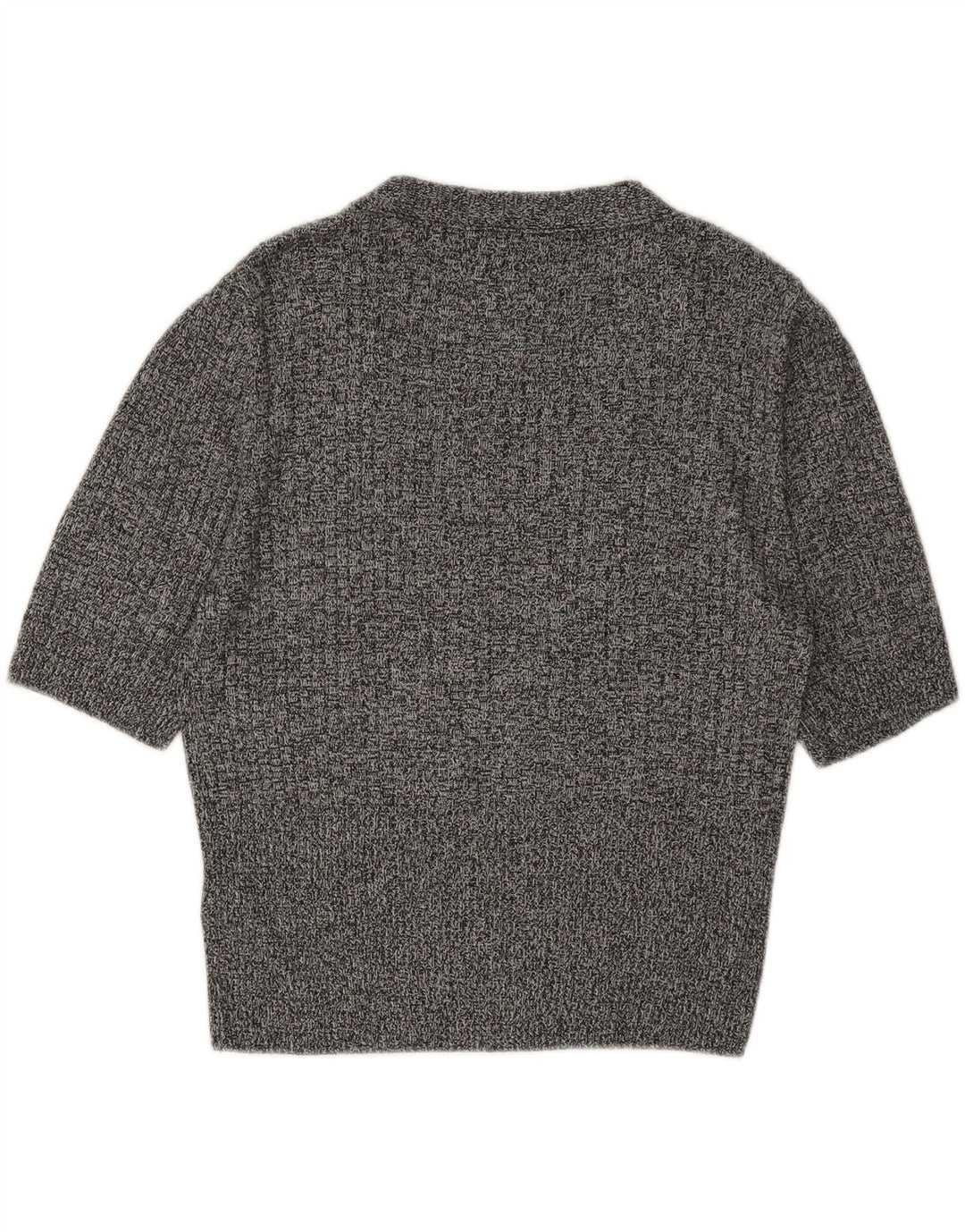 MARKS & SPENCER Womens Cardigan Sweater UK 14 Medium Grey Flecked Vintage Marks & Spencer and Second-Hand Marks & Spencer from Messina Hembry 