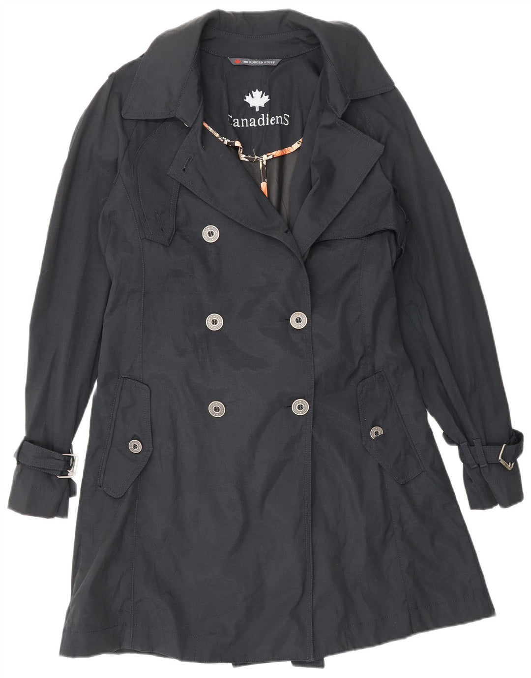 Trench Femme Canadiens IT 44 Nylon Bleu Marine Moyen