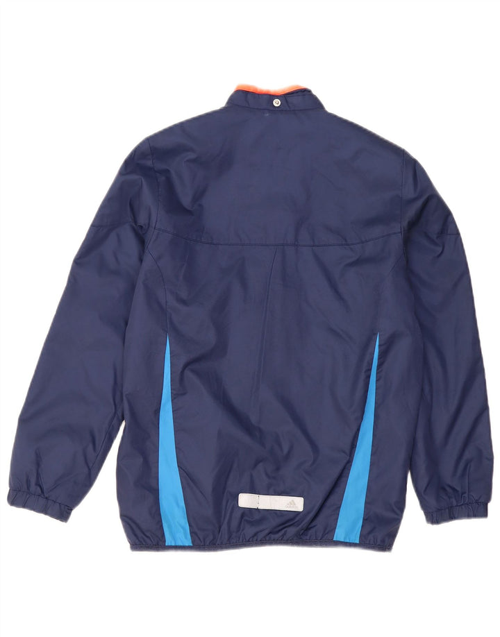 Adidas Veste Coupe-Vent Garçon 11-12 Ans Bleu Marine Colourblock Polyamide