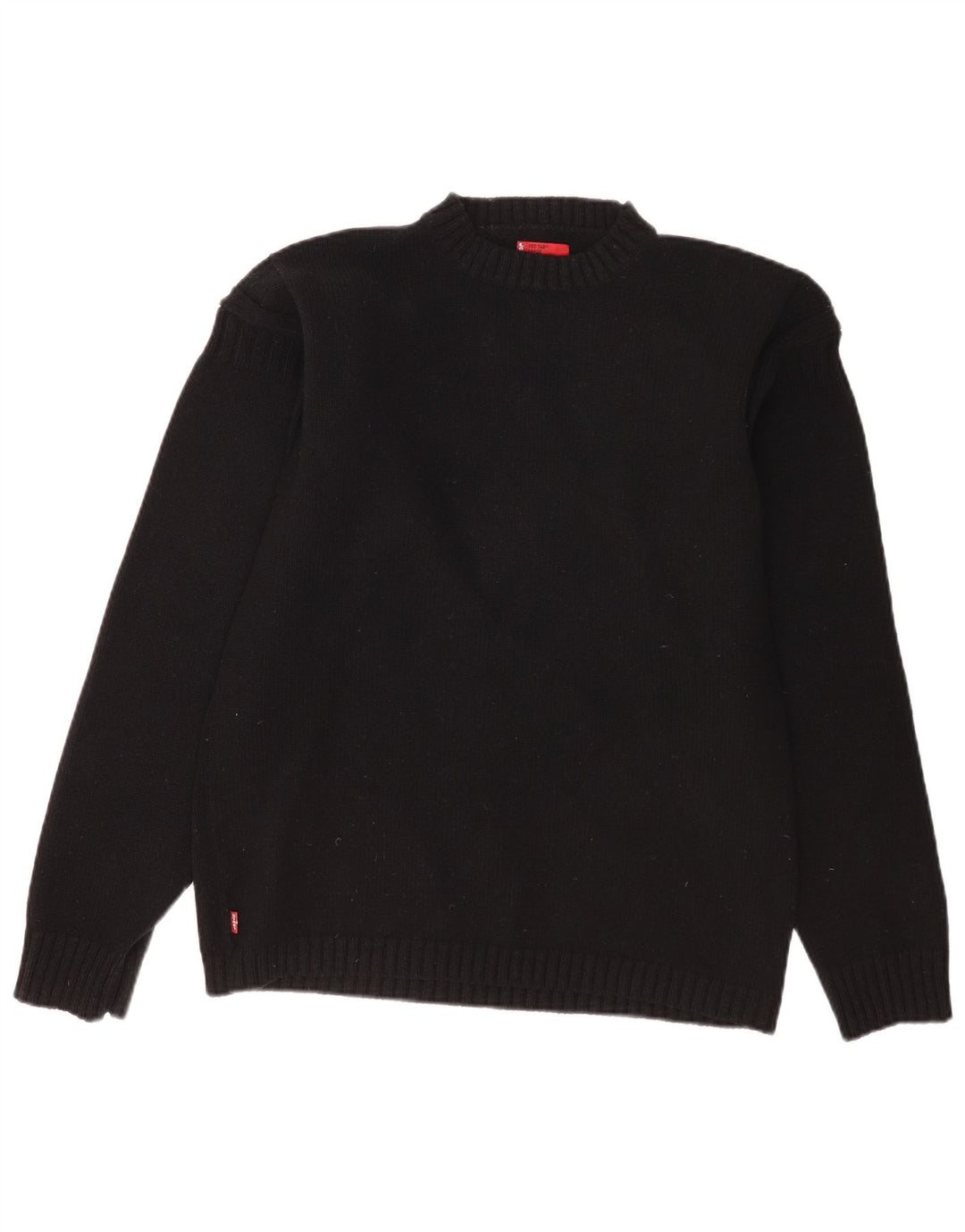 Levi's Pull Col Ras-du-Cou Homme Large Noir Laine d'Agneau