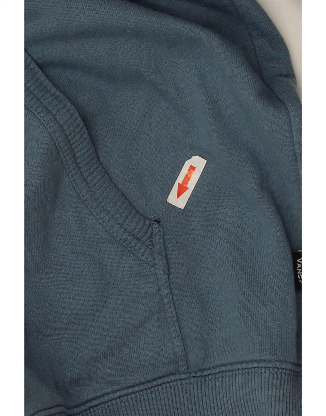 Vans Pull à capuche graphique pour hommes, grand coton bleu