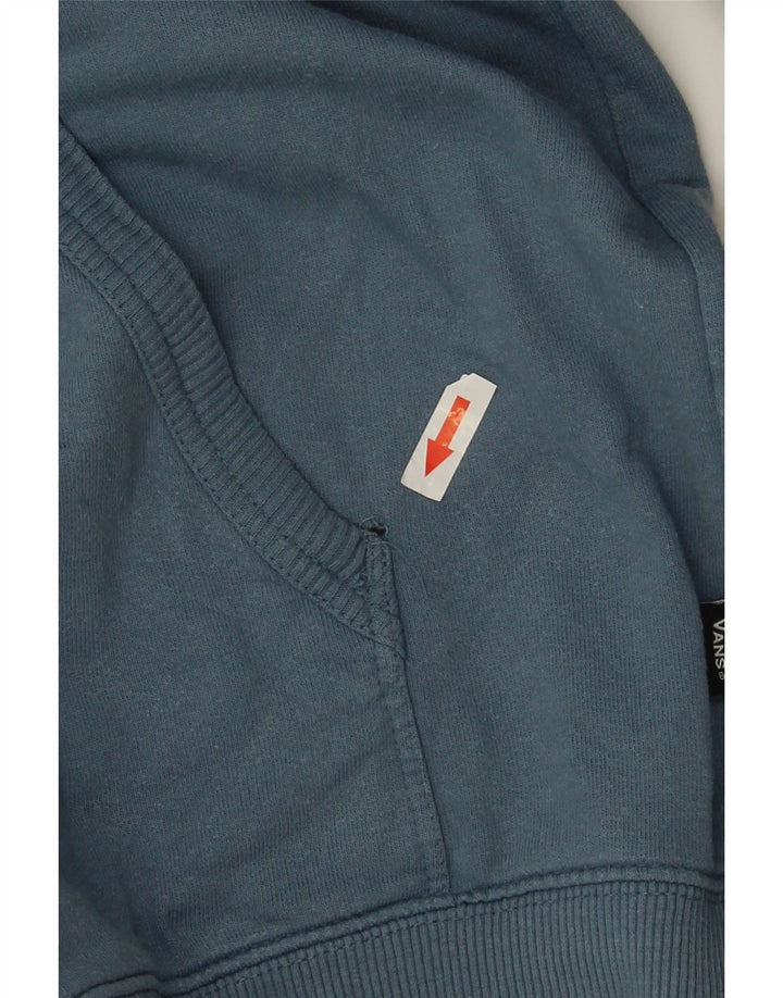Vans Pull à capuche graphique pour hommes, grand coton bleu