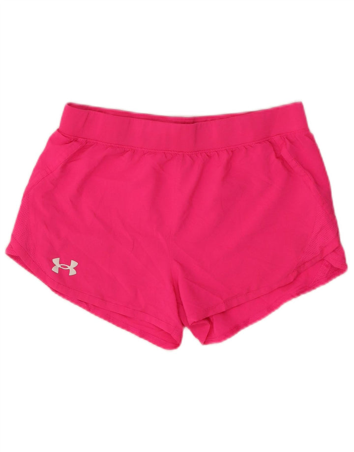 UNDER ARMOUR Short de sport fille 11-12 ans Large Rose Polyester