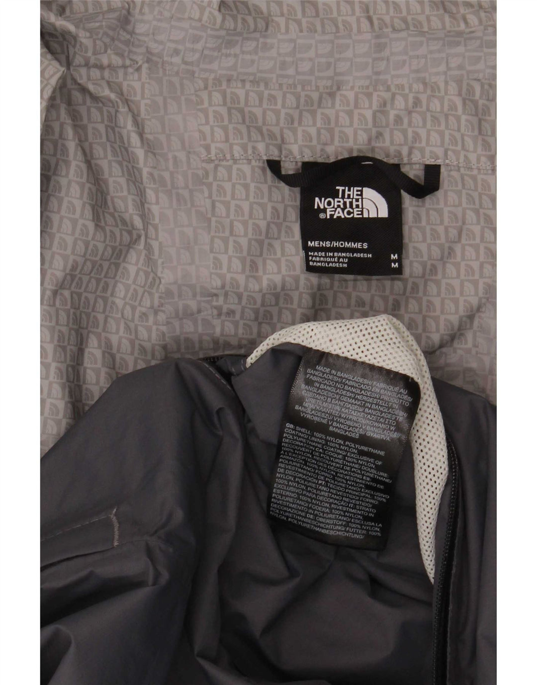 The North Face Veste de pluie à capuche pour homme UK 38 Nylon gris moyen