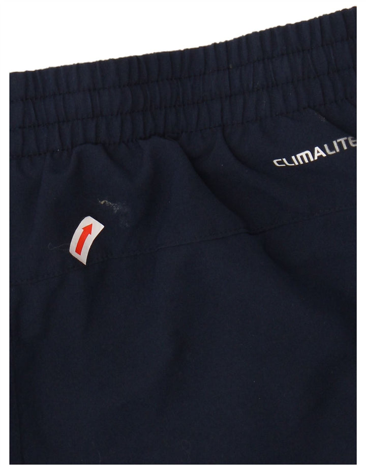 ADIDAS Short de sport Climalite pour hommes, petit, bleu marine, en polyester