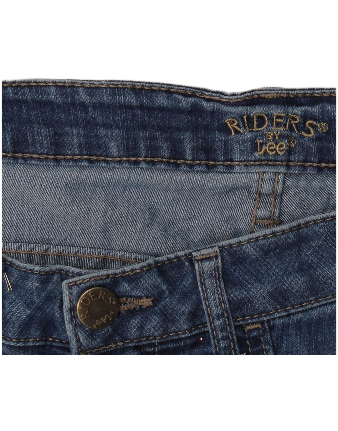 Lee Jeans Capri Riders Femme W34 L18 Bleu