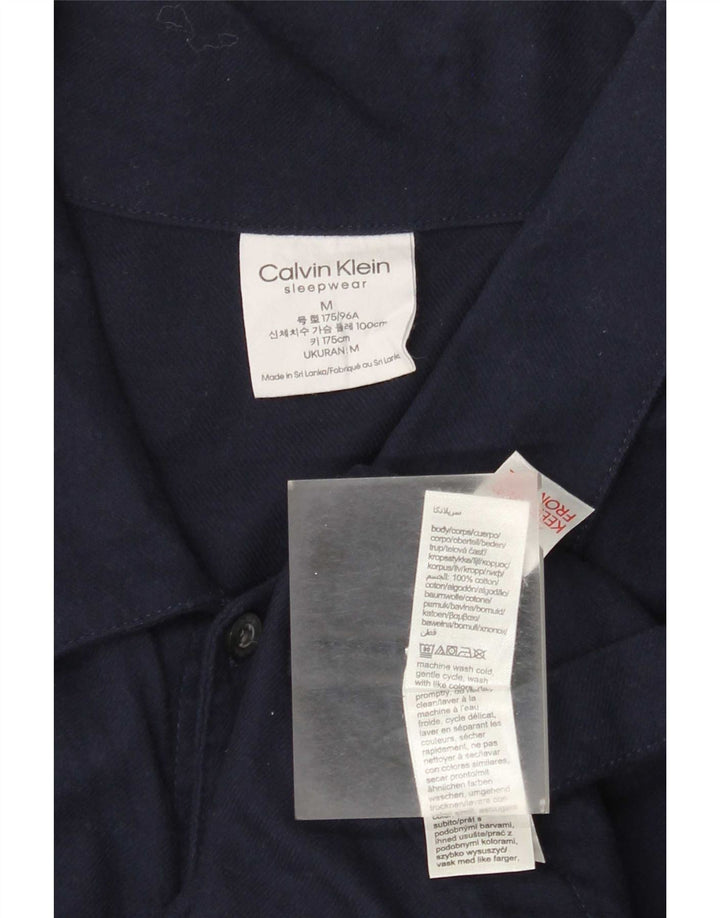 Calvin Klein Chemise Homme Bleu Marine Moyen Coton