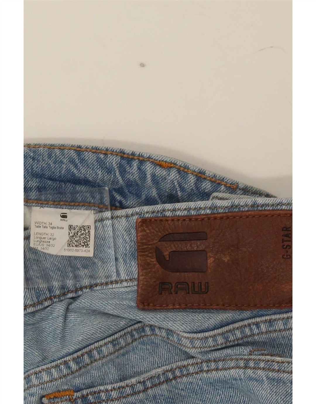 G-Star Jean Slim 3301 Homme W34 L32 Bleu
