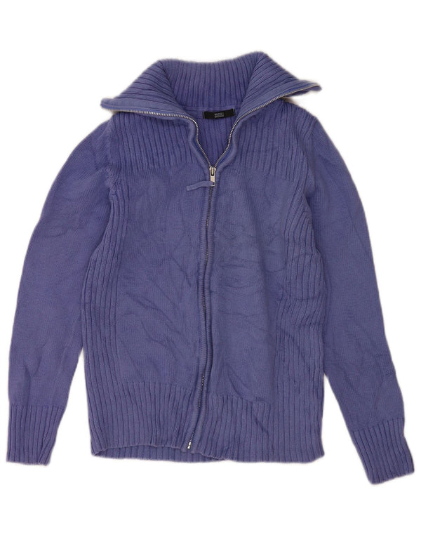 Marks & Spencer Cardigan pour femme en coton violet moyen UK 12