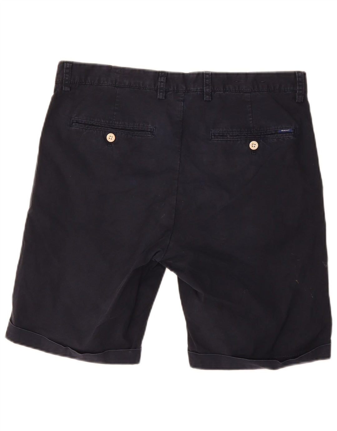 Gant Short Chino Regular Fit W32 Homme Bleu Marine Moyen Coton