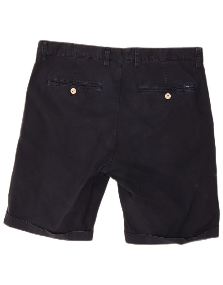 Gant Short Chino Regular Fit W32 Homme Bleu Marine Moyen Coton