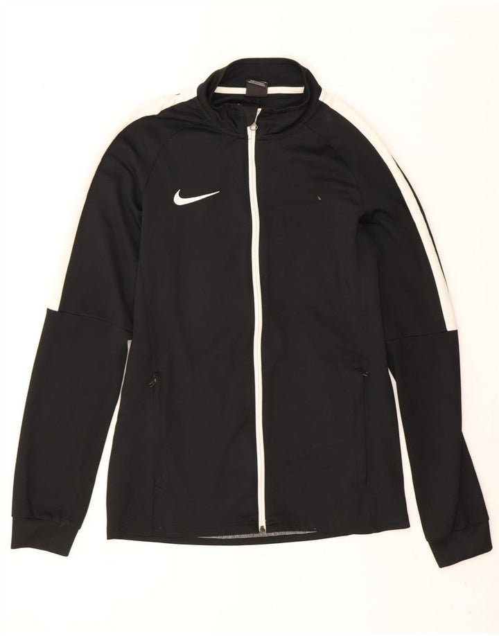 Veste de survêtement Nike Dri Fit pour hommes, polyester color block noir moyen