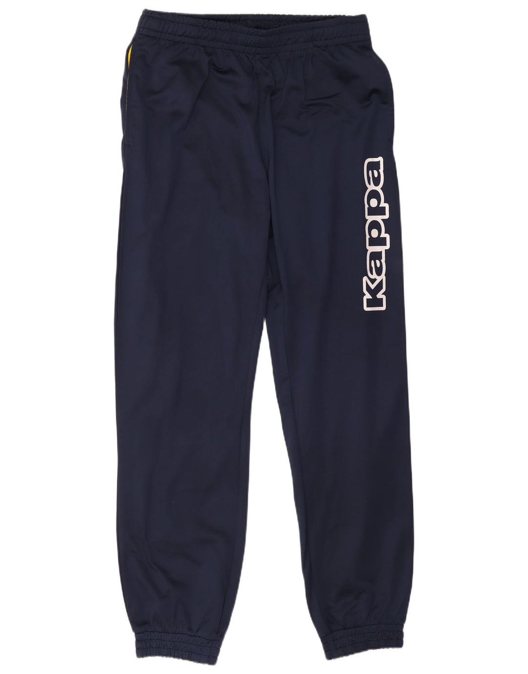 Kappa Pantalon de Survêtement Graphique Homme Bleu Marine Moyen Polyester