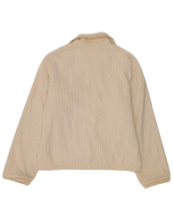 Belfe Veste polaire réversible pour femme IT 46 Large Beige