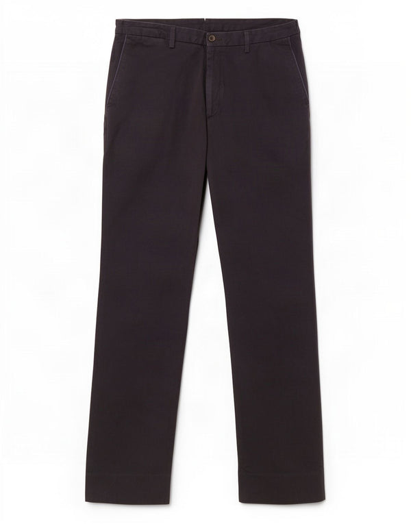 Massimo Dutti Pantalon Chino Droit Homme EU 42 Large W32 L33 Bleu Marine
