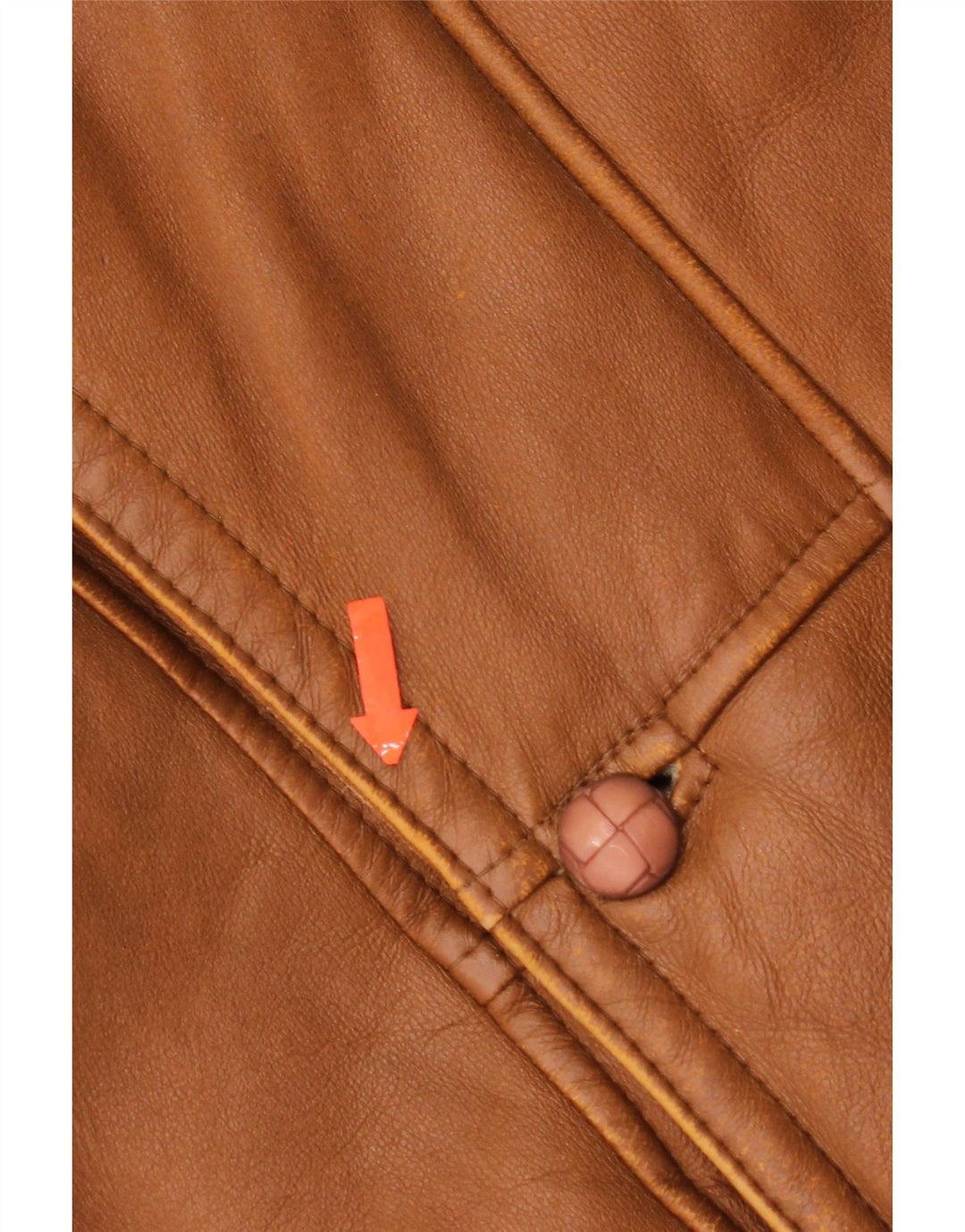 Veste Shearling Femme Vintage IT 50 Grand Shearling Brun