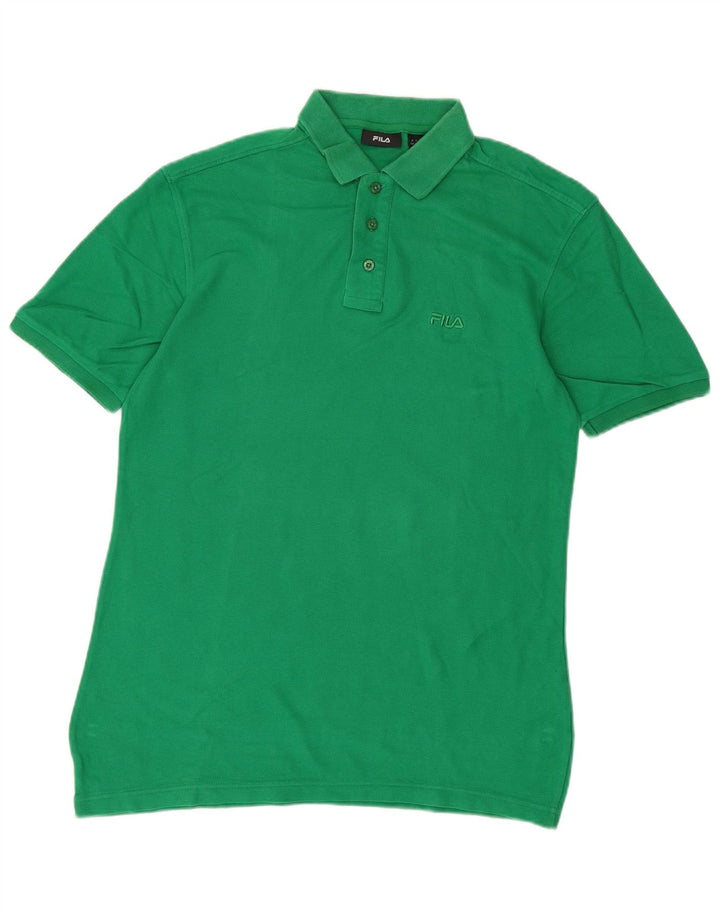FILA Polo Homme Grand Vert Coton