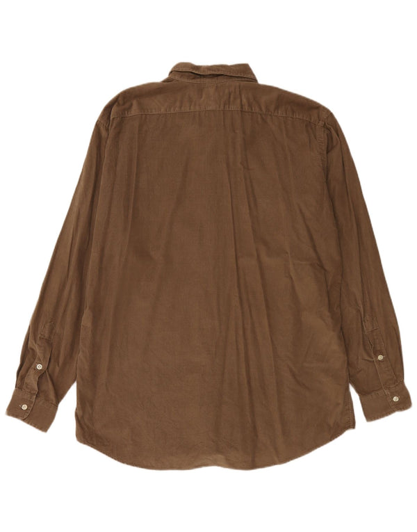 Polo Ralph Lauren Chemise Ellington en velours côtelé pour homme, grand coton marron