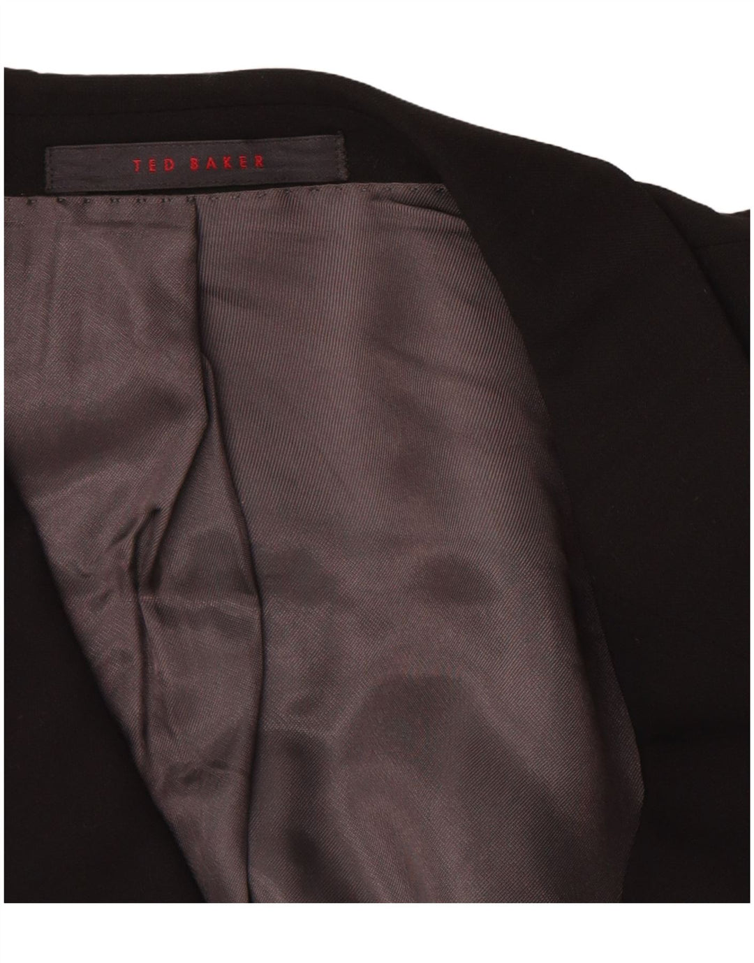 Ted Baker Veste blazer à 3 boutons pour homme US 42 XL Noir Laine vierge
