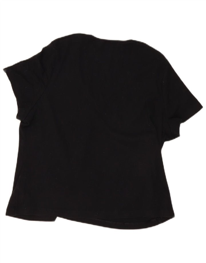 Marks & Spencer Chemisier pour femme UK 22 3XL Noir Coton