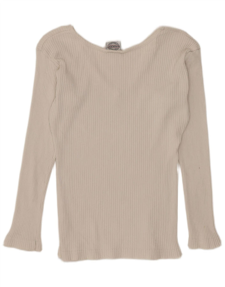 Newpenny Haut à manches longues pour femme UK 12 Blanc moyen