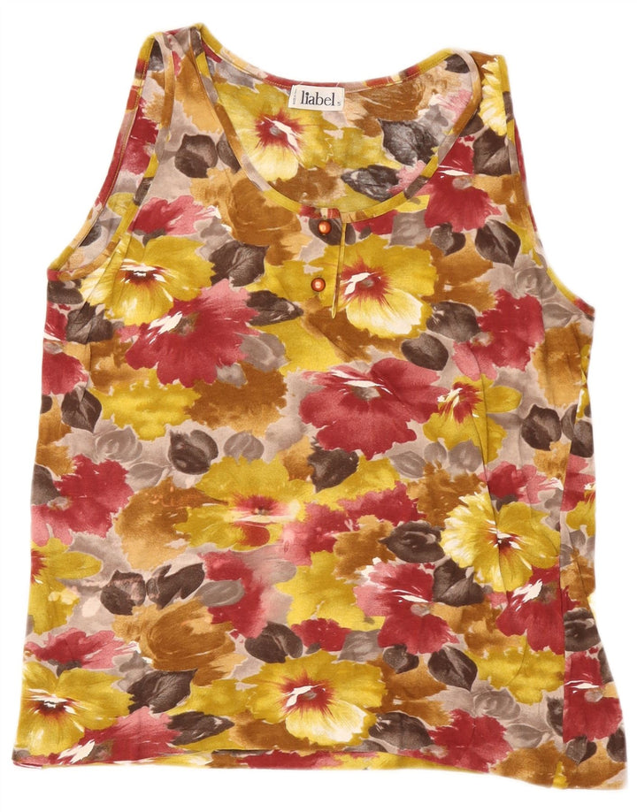 Liabel Débardeur Femme UK 44 Medium Multicolore Floral Coton