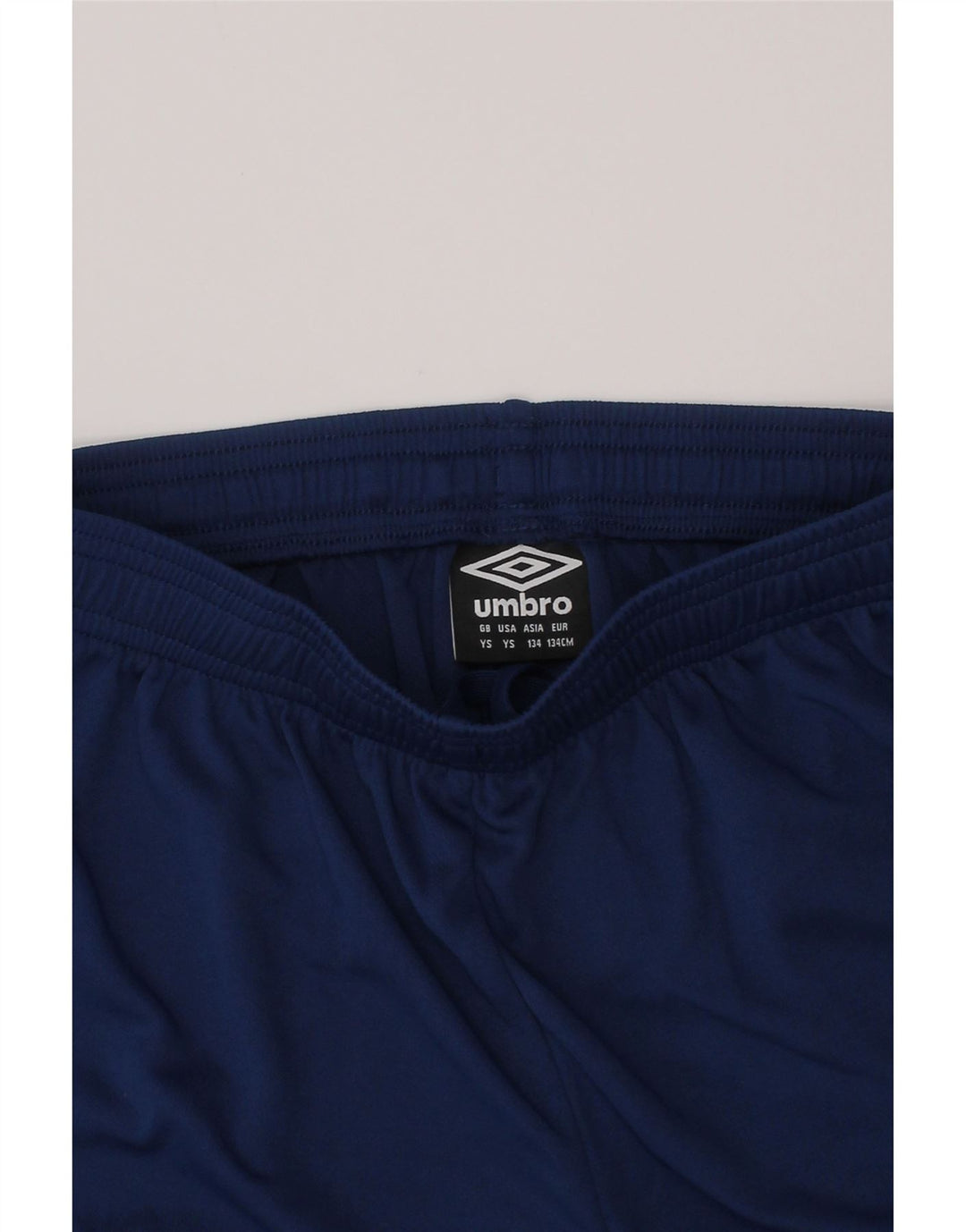 Umbro Short de sport garçon 7-8 ans Petit Bleu Marine Polyester
