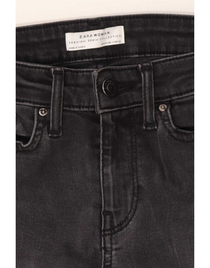 Zara Jean évasé femme EU 34 2XS W24 L30 Gris