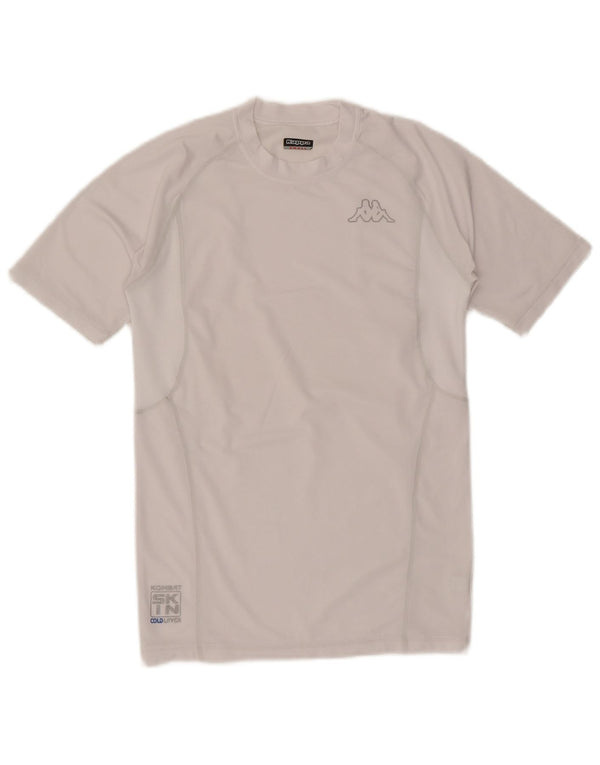 Kappa T-Shirt Homme Haut Petit Blanc Polyester