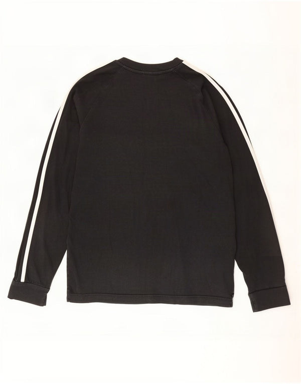 Adidas Haut à manches longues pour homme Petit coton noir