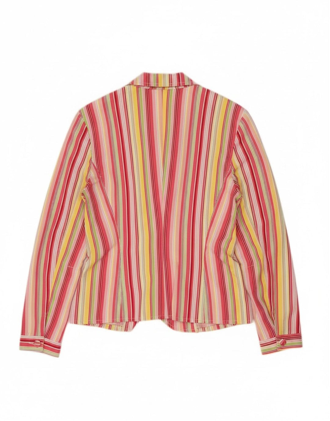 Tommy Hilfiger Veste blazer courte pour femme UK 12 Medium Multicolore Rayé