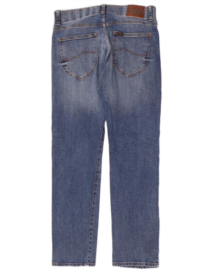 Lee Jean Slim Droit Homme W32 L32 Bleu Coton