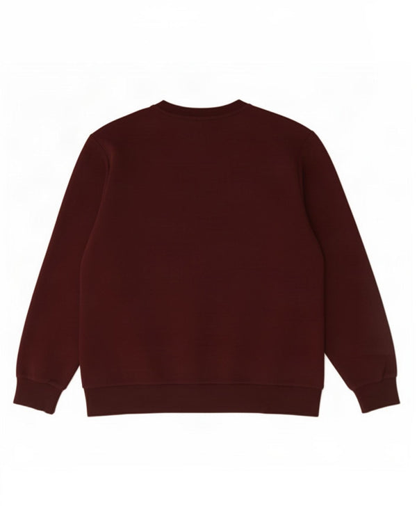 Marks & Spencer Sweat-shirt pour homme en coton bordeaux moyen