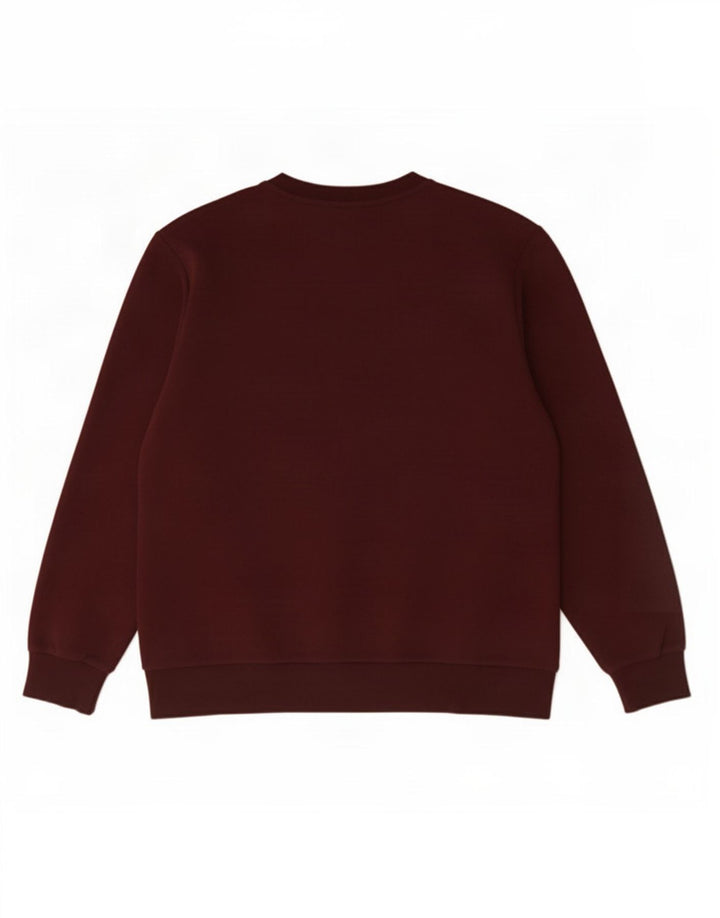 Marks & Spencer Sweat-shirt pour homme en coton bordeaux moyen