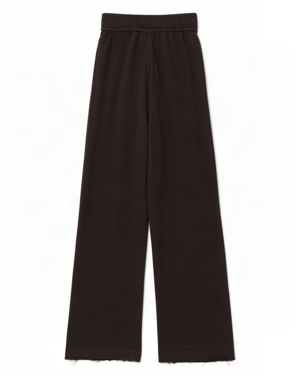 Zara Pantalon de survêtement large pour femme UK 8 Small Noir Coton